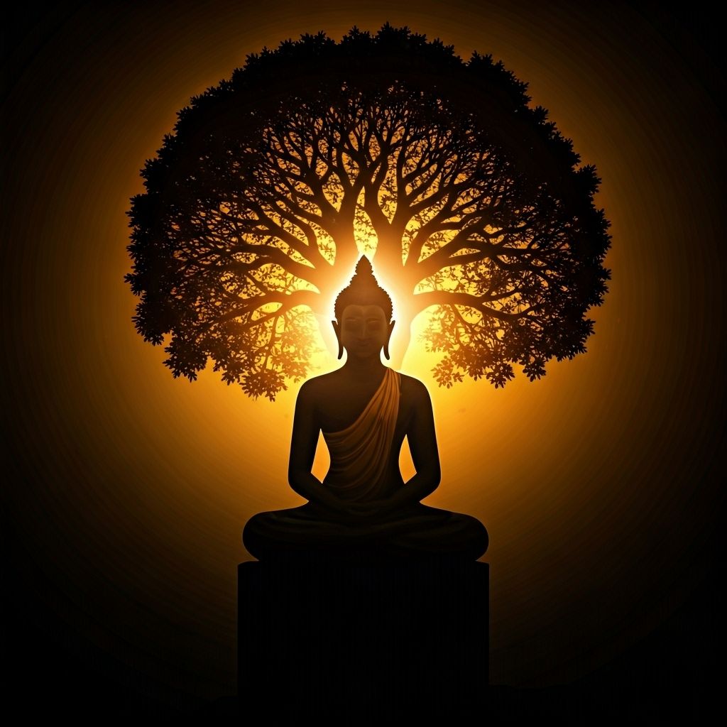 Bodhi Tree and Ashoka Chakra